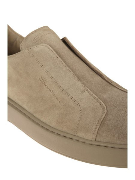 Sneaker Santoni Slip-On Tortora
